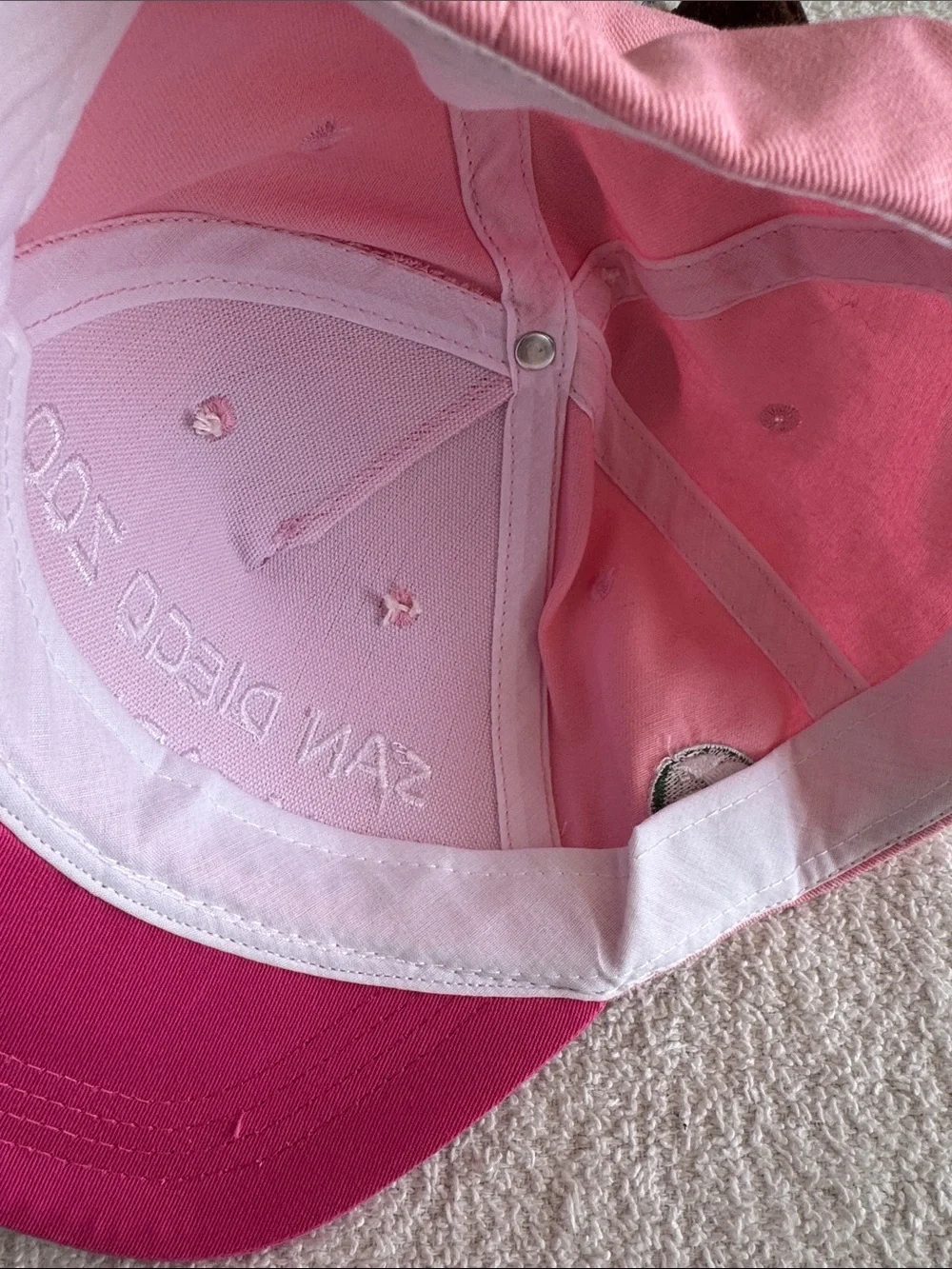 Zoologee San Diego Zoo & Safari Park Pink Plush Giraffe Kids Cap Hat